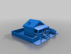 wattersons Haus 3d drucken 3d print model - Mito3D