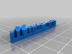 mackenzie las esculturas personalizado 3d print model - Mito3D