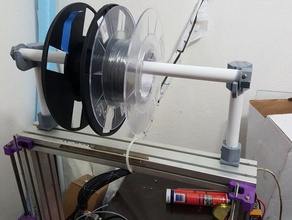 filamento de spool universal porta carretel 3d impressão 3d print model - Mito3D