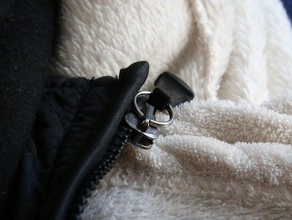 zipper handle accessories 3d print model - Mito3D