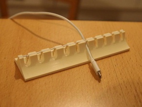 çoklu kablo tutucu organizasyon 3d print model - Mito3D