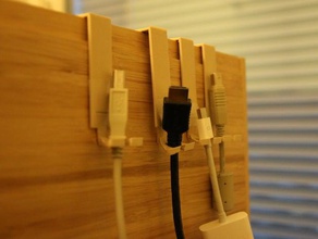 shelf hook cables organization 3d print model - Mito3D