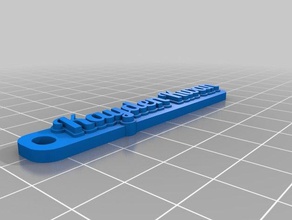 kayden Schlüsselanhänger angepasst 3d print model - Mito3D