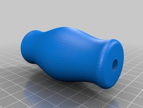 ergonomik sapı sanat 3d print model - Mito3D