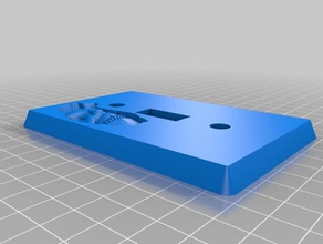 interruttore luce di copertura del muro titan arredamento attacco 3d print model - Mito3D