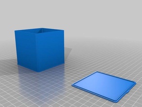 3x3x3 prop caso recipientes personalizado 3d print model - Mito3D