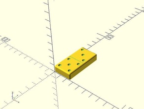 doble doce ficha de domino generador juegos 3d print model - Mito3D