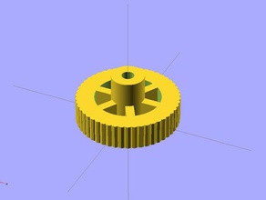 personalizable juguete de reemplazo la rueda mecánica juguetes 3d print model - Mito3D