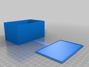 mi personalizados caso rectangular contenedores 3d print model - Mito3D