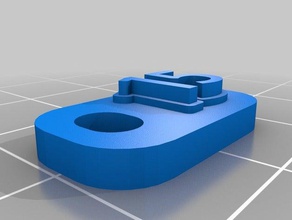 Schlüsselanhänger 15 angepasst 3d print model - Mito3D