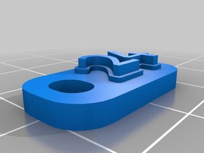 Schlüsselanhänger 24 angepasst 3d print model - Mito3D
