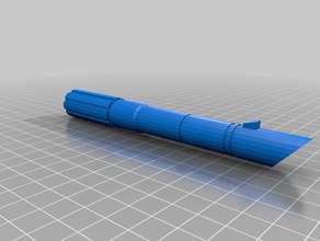 kol skywalker'ın ışın kılıcı sahne 3d print model - Mito3D