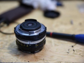 3d baskılı aı dönüşüm kiti Nikon-h otomatik mm f35 muhtemelen Diğerleri kamera 3d print model - Mito3D