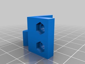 axis endstop base bq prusa i3 hephestos 3d printer parts y-endstop 3d print model - Mito3D
