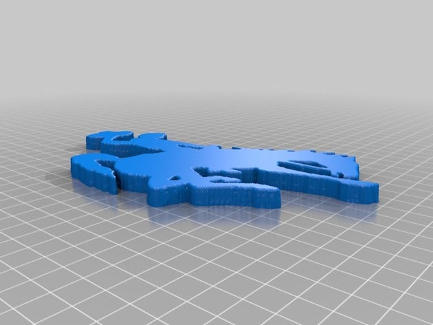 wyoming cowboys chaveiros 3D print model - Mito3D