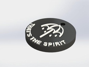 bring me horizon key ring music bmth solidworks thats spirit 3d print model - Mito3D