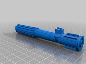 mara jade skywalkers light saber props 3d print model - Mito3D