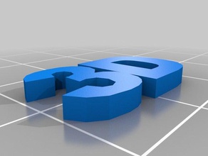 3d sign testing printing 3d print model - Mito3D