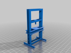 prensa hidráulica 3d impresión 3d print model - Mito3D