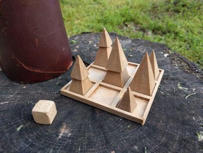 pyramid game hijinks board games labs looney pyramids 3d print model - Mito3D