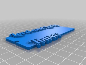 lltoersstamp keychains customized 3d print model - Mito3D