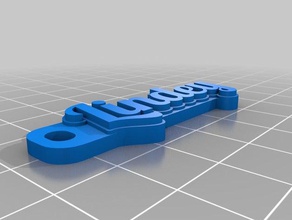 lindey keychain keychains customized 3d print model - Mito3D
