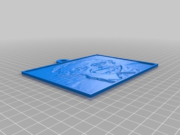 john nash lithopane 2d art personnalisé 3D print model - Mito3D