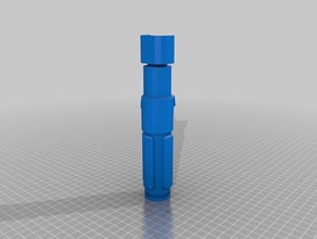 yodas sable de luz llaveros 3d print model - Mito3D