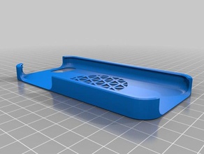 5c étui de téléphone cercle triangle mobile personnalisé 3d print model - Mito3D