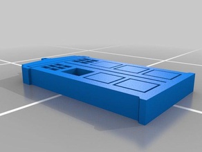 tardis 2d Kunst autodesk inventor Arzt 3d print model - Mito3D