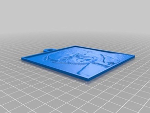 fermi lithopane 2d a arte personalizado 3d print model - Mito3D