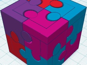 puzzle cube puzzles 3d print model - Mito3D