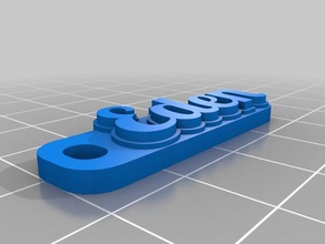 eden chaveiros personalizado 3d print model - Mito3D