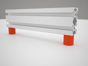 desk support alluminium profile 2020 3d printer accessories 3d print model - Mito3D
