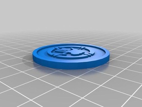 gdp token version 2 coins badges customized 3d print model - Mito3D