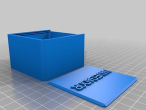 navegador tapa de la caja los contenedores personalizado 3d print model - Mito3D
