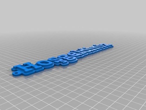 welcome sign signs logos customized hogeldiniz turkish word 3d print model - Mito3D