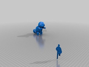 squirtle squad leader modify 3d printing 3d print model - Mito3D