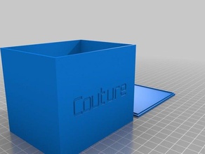 caixa de 95 75 recipientes personalizado 3d print model - Mito3D