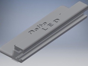 led strip titular refractor 3d a impressora acessórios 3d print model - Mito3D