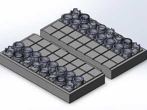 ring set-Schachspiel 3d print model - Mito3D