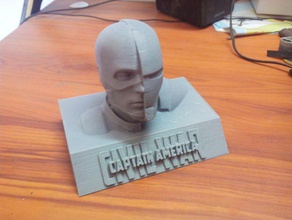 guerra civile di busto sculture teamamerica teamavegers teamironman teamthor team tonystank tony puzzava 3d print model - Mito3D