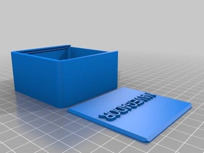 navegador tapa de la caja 33mm los contenedores personalizado 3d print model - Mito3D