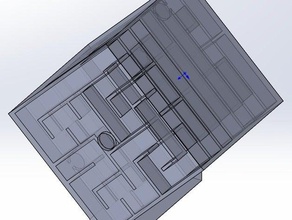 labyrinth-box Rätsel 3d print model - Mito3D