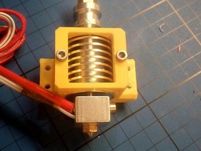 cl260 hotend fan holder screwed e3d v5 printer parts 3d print model - Mito3D