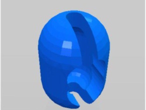 cadena de la bola persianas clip los hogares suministros 3d print model - Mito3D