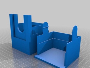 customizer mtg deckbox commanderedh games ccg customizable deck box magic gathering parametric 3d print model - Mito3D