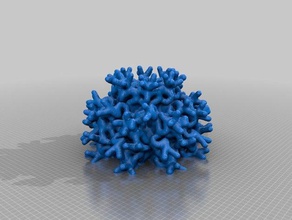 Bio-überhang Alptraum Skulpturen Pinsel 3d print model - Mito3D