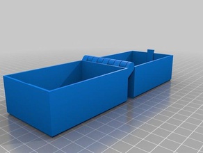 aa battery box containers customized 3d print model - Mito3D