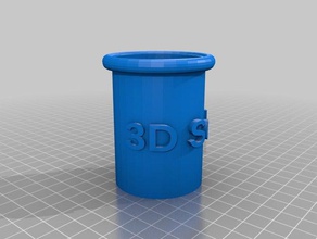 pot &agrave crayon personnalisable organization holder pen 3d print model - Mito3D